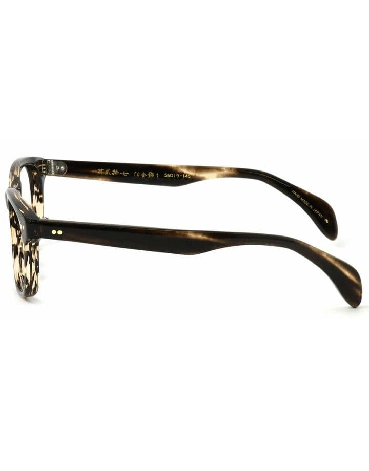 ★匠 角矢甚治郎作【鯖江メガネ・新品】伊達メガネ　セルロイドフレーム　其27-ハ