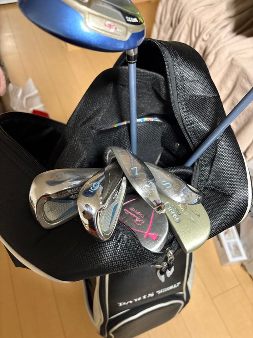 レディース ゴルフクラブセット ◆ PARIS SPORTS フレックスL
