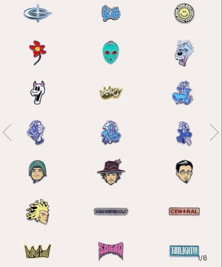 King Gnu 2026 ピンバッジ　ピンズ　コンプリート