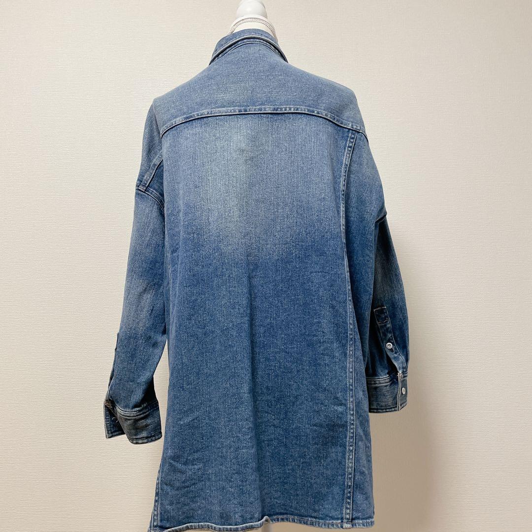 ヘルシーデニム　Almond　デニムシャツ　ビッグシルエット　HL87620