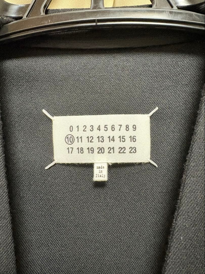 メゾンマルジェラ ウール ノーカラージャケット