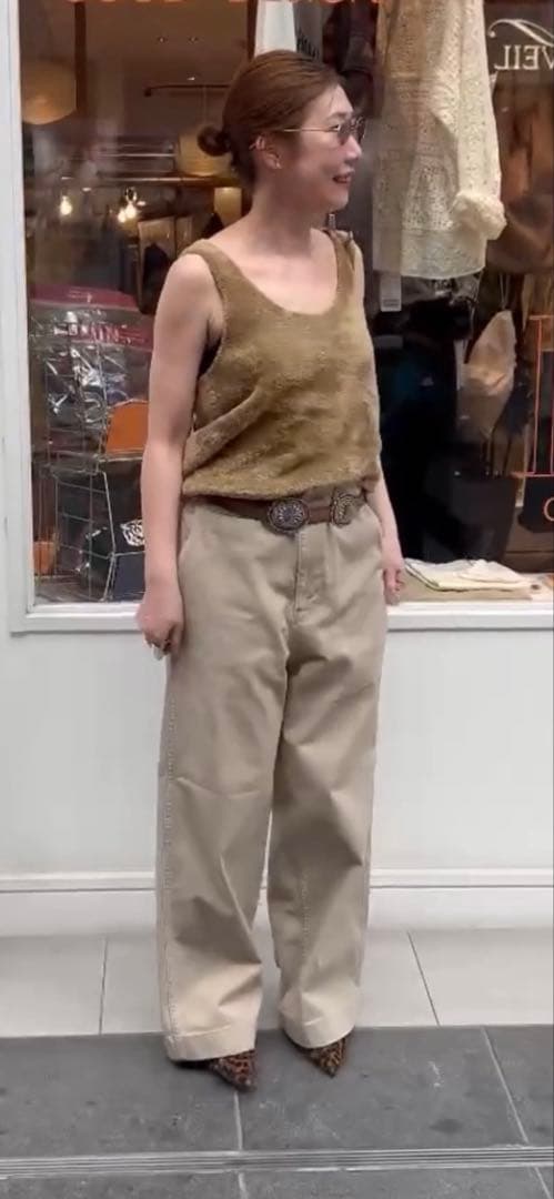 フレームワーク　OVER SIZED CHINO パンツ