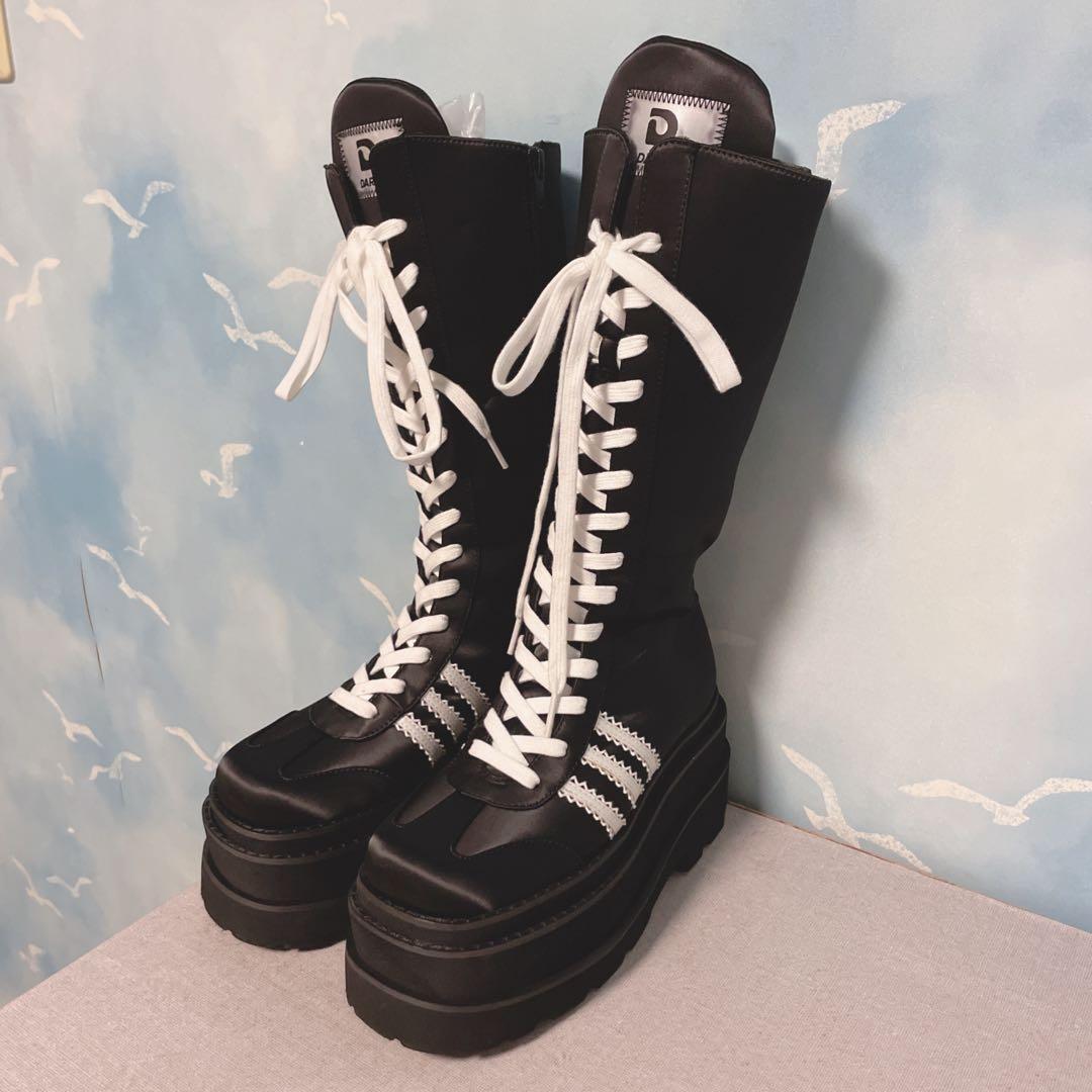 ダーリッチ darich レースアップスニーカーロングブーツ