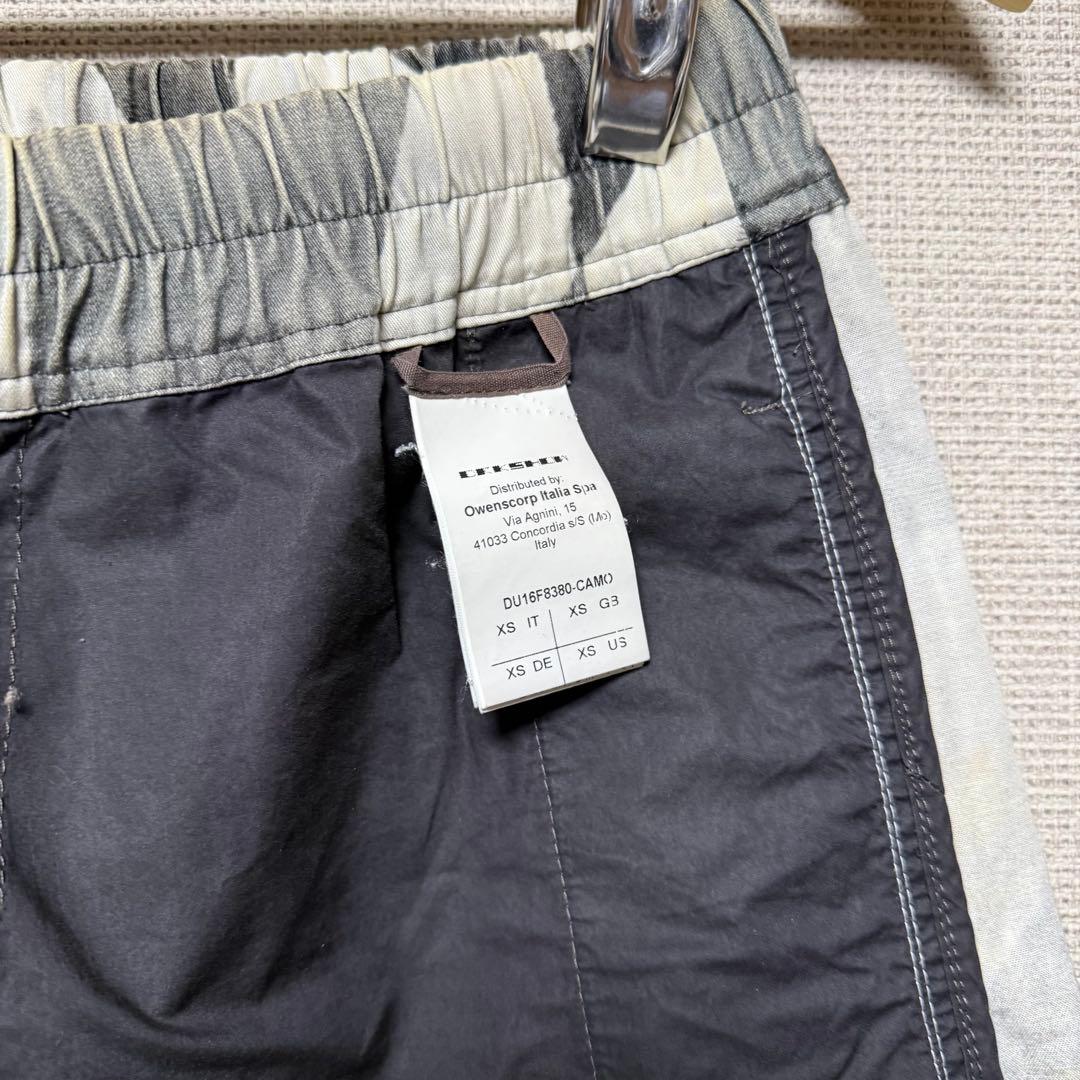 16aw Rick Owens 幾何学模様 ショートパンツ DRKSHDW