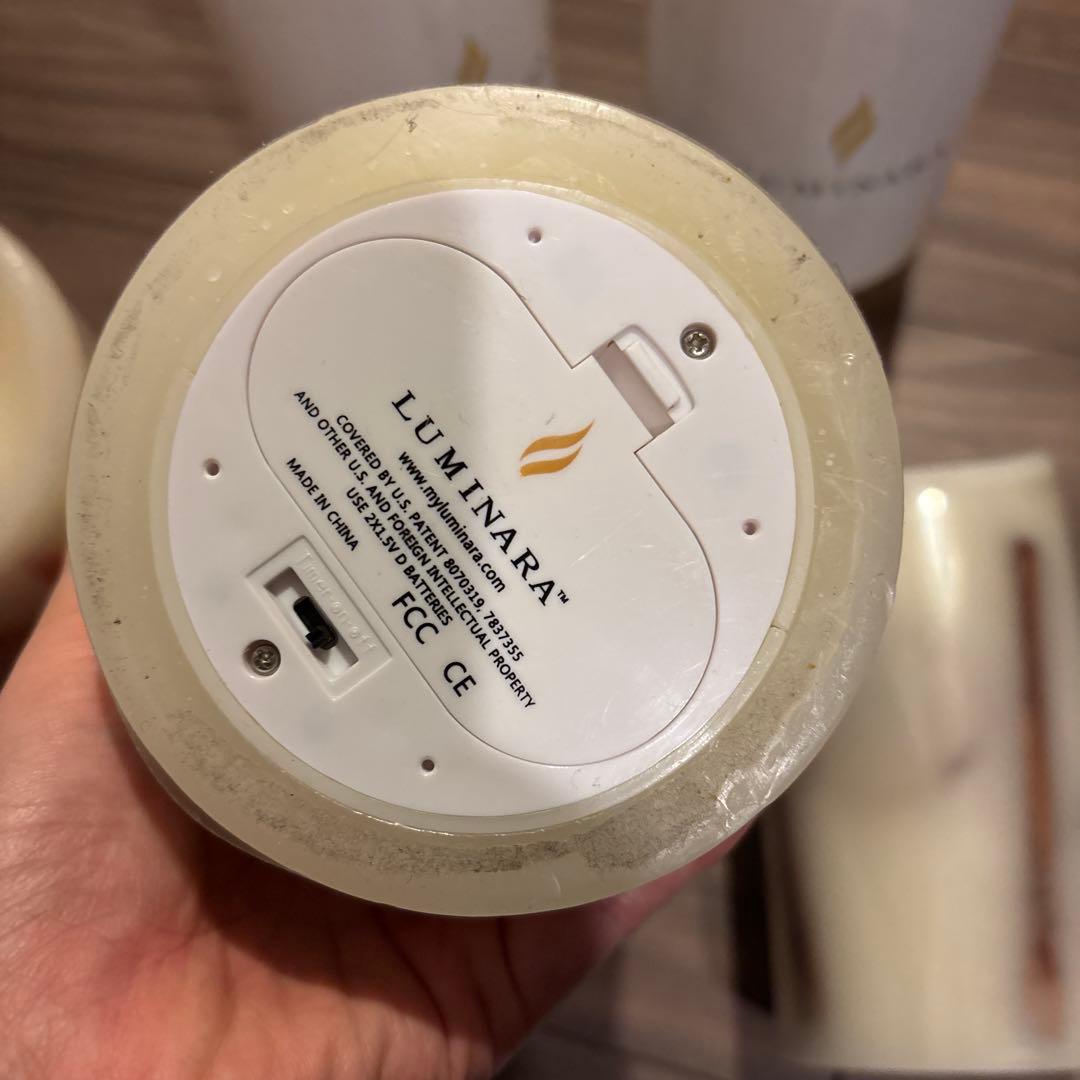 ルミナラ　キャンドル 3個セット