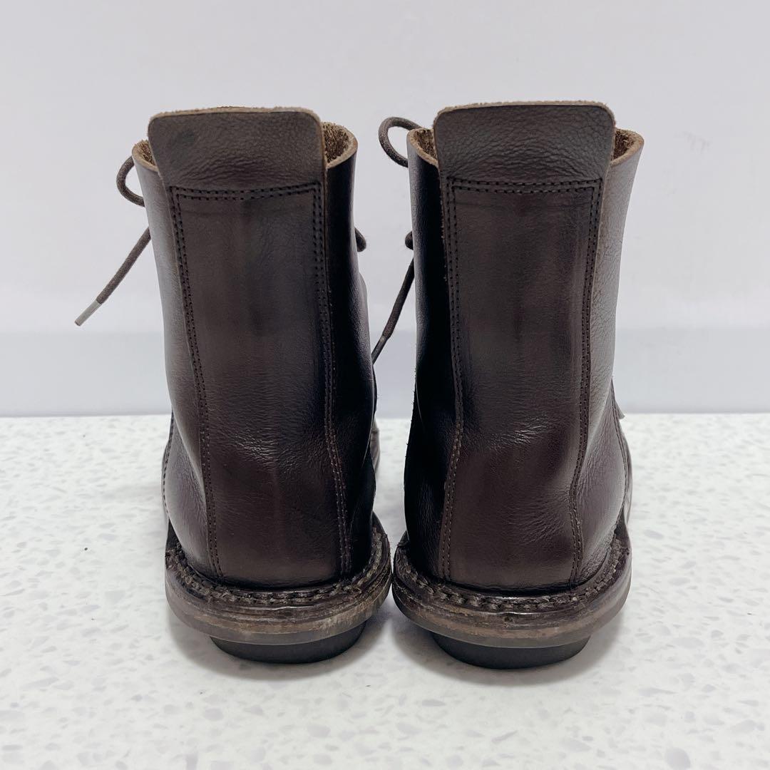美品◆Trippen NOMAD カウレザー　レースアップ　ショートブーツ　38