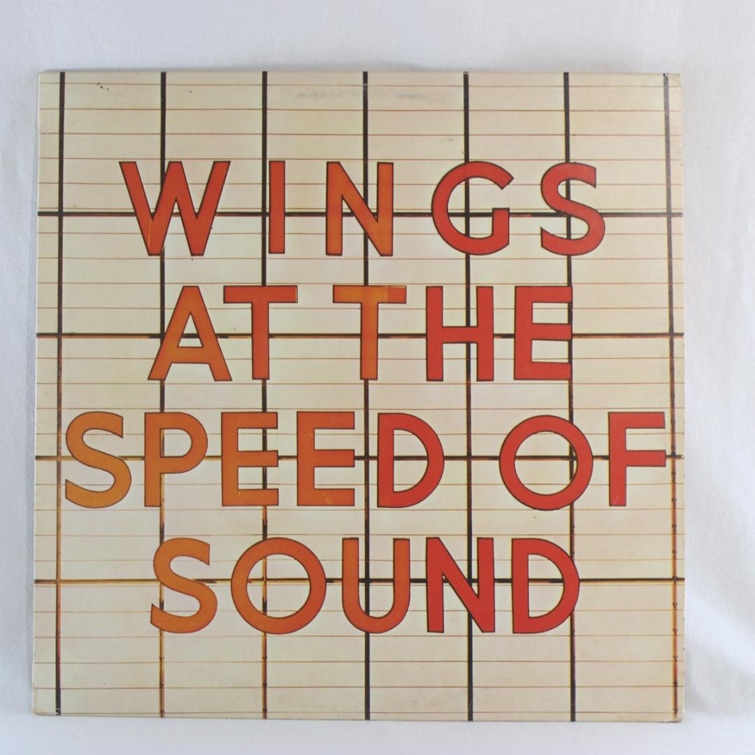 英LP Wings At The Speed Of Sound UK盤 ステレオ