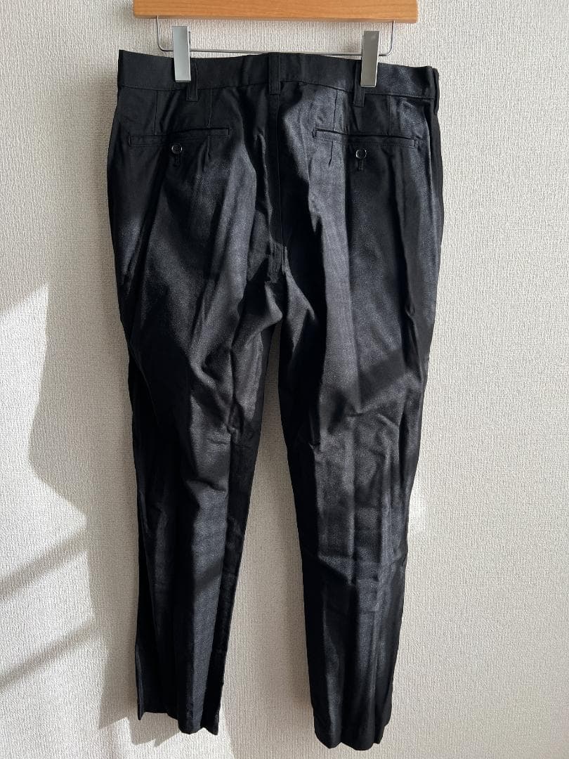 コムデギャルソンオム　S パンツ　エステル　黒　スラックス