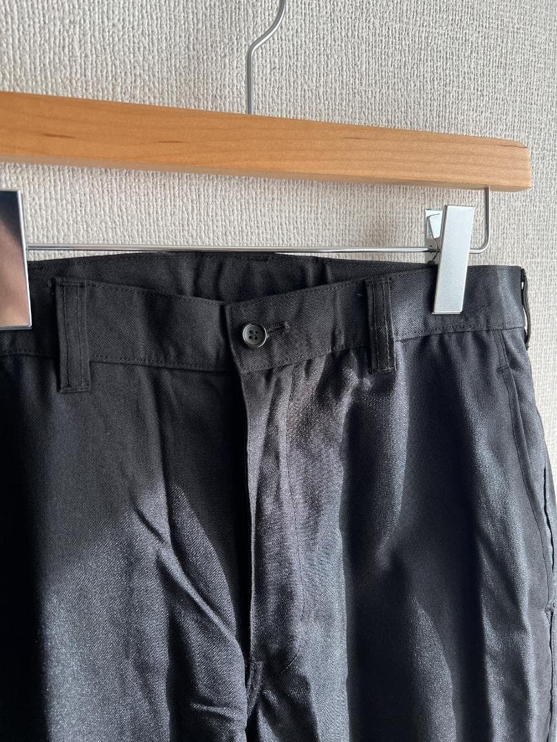 コムデギャルソンオム　S パンツ　エステル　黒　スラックス