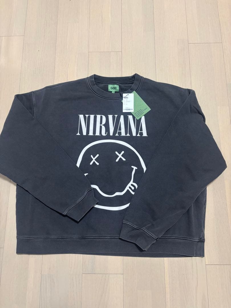 NIRVANA×GDC Collabo Crew Sweat キムタク着　XL