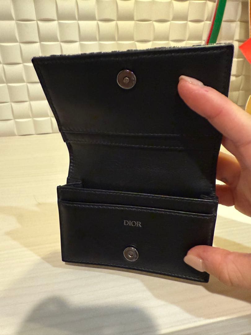 Saddle ビジネスカードホルダー 名刺入れ　dior