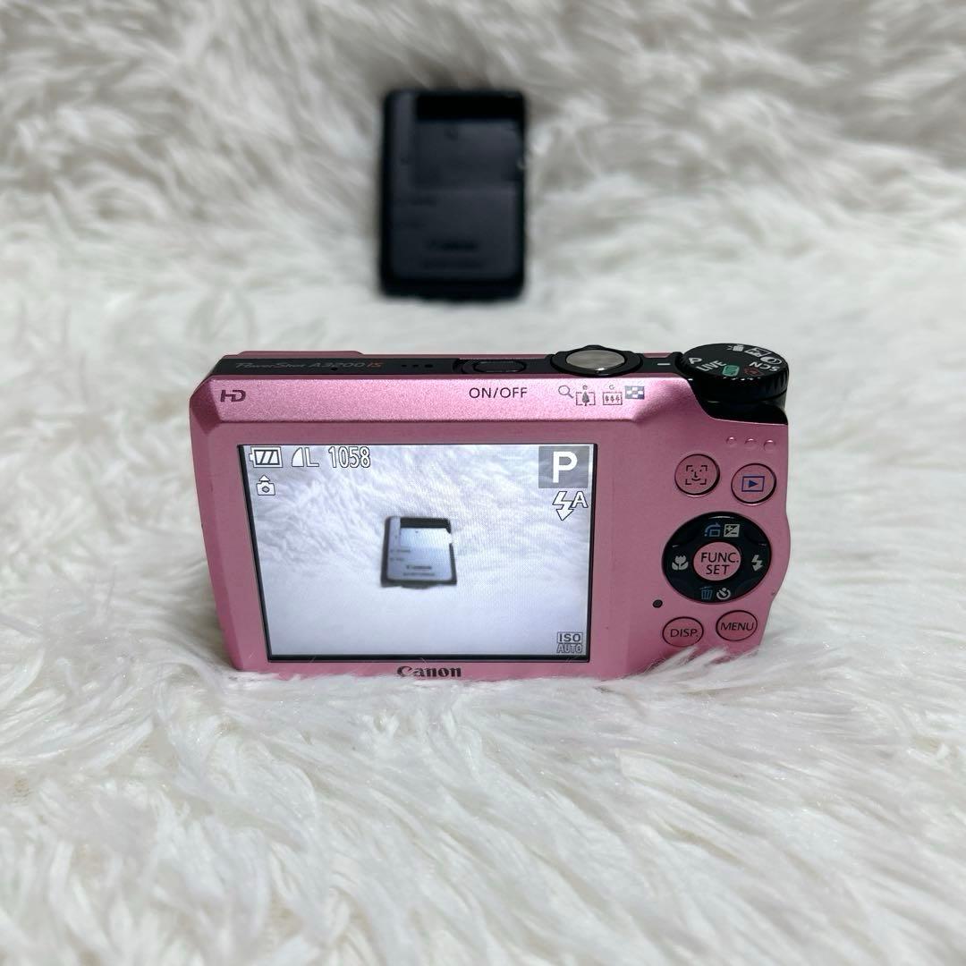 【美品】Canon PowerShot A3200 IS ピンク 動作確認済