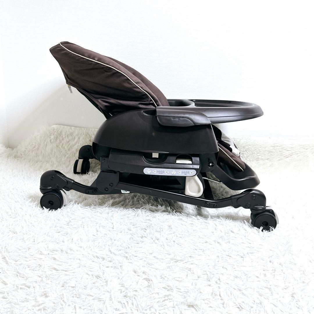 ✨美品✨ Combi ネムリラ4キャスAT スイングチェア　自動　ハイローチェア