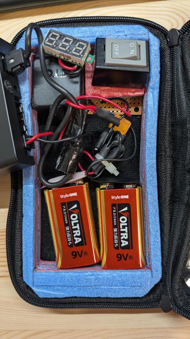 ポータブルETC　軽登録　乾電池式 バイク