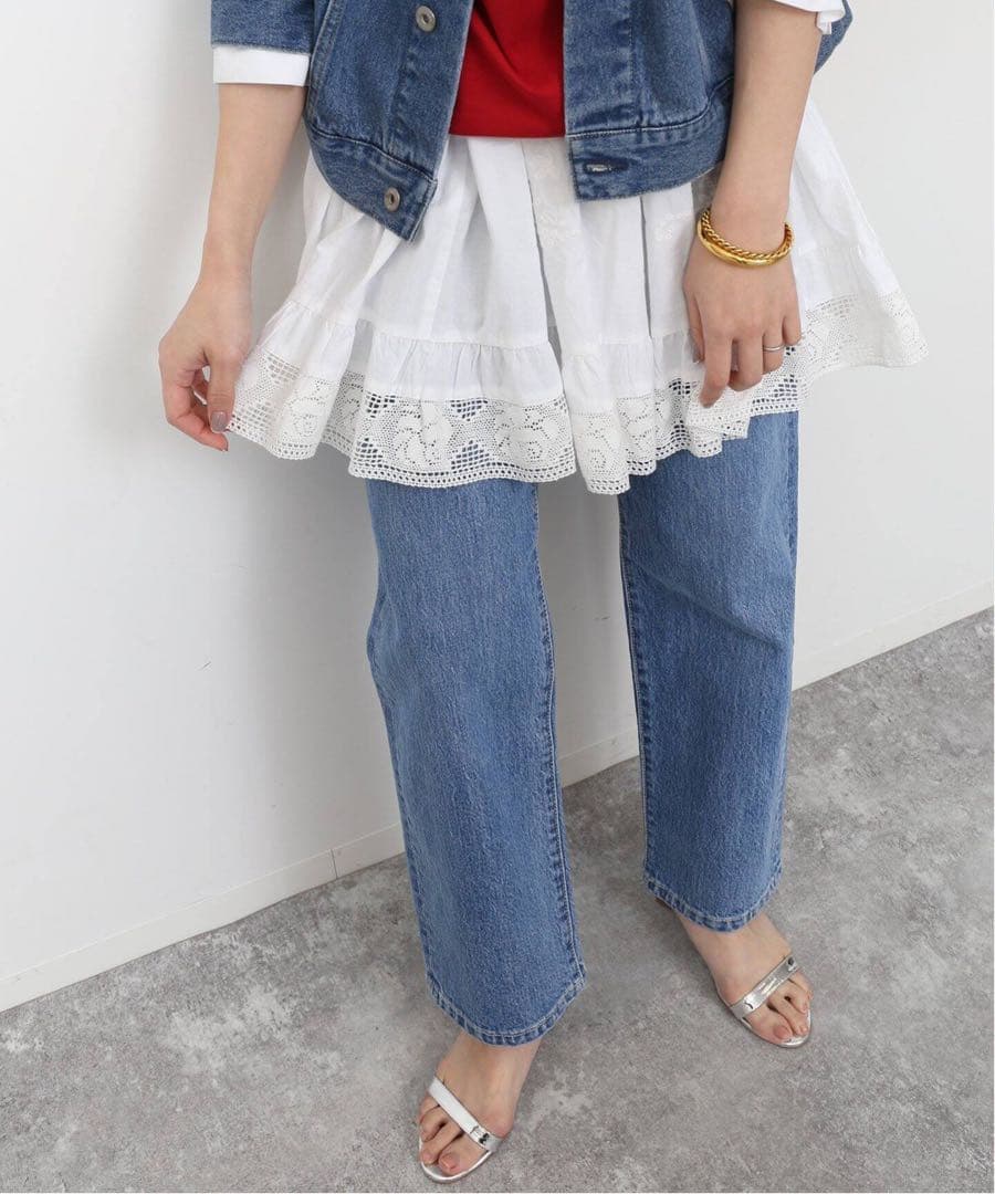 crinkle crinkle crinkle IENA 2way ミニスカート