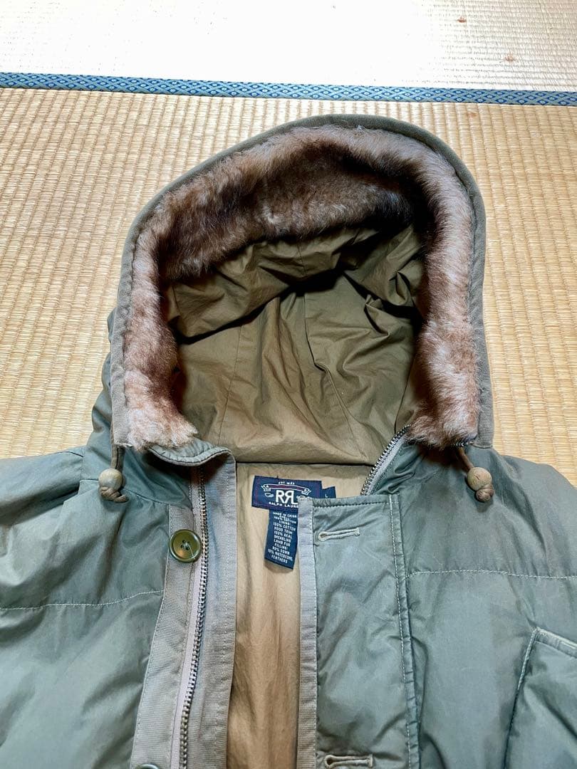 RRL Ralph Lauren ラルフローレン　ダウンコート フード ファー付
