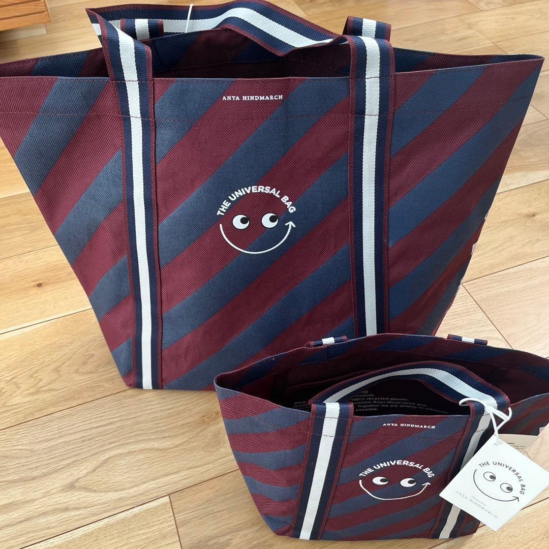 【新品・未使用タグ付】2点セットユニバーサルバッグエコバッグアニヤハインドマーチ