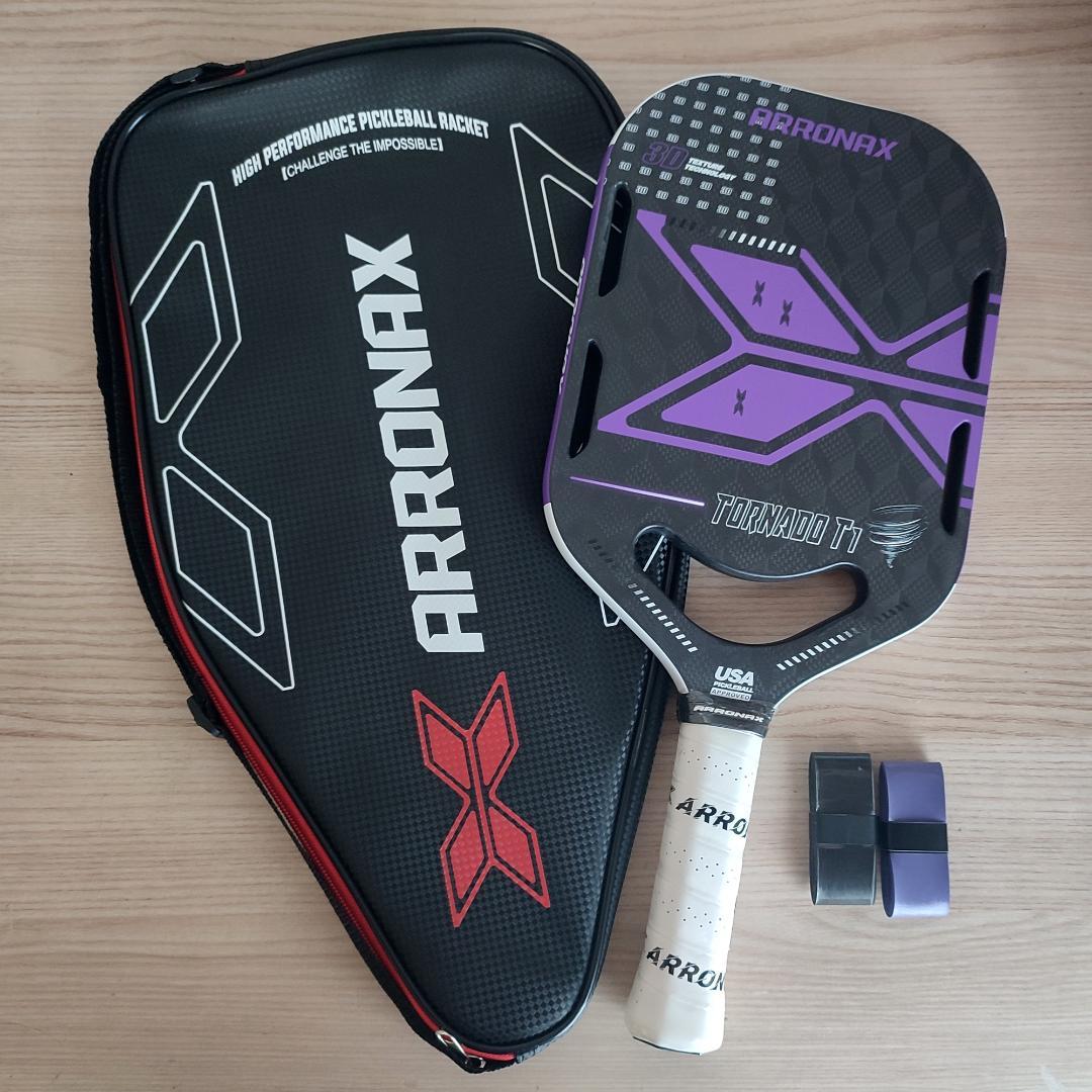USAP承認 ARRONAX ピックルボールパドル 3Kカーボン T1 パープル