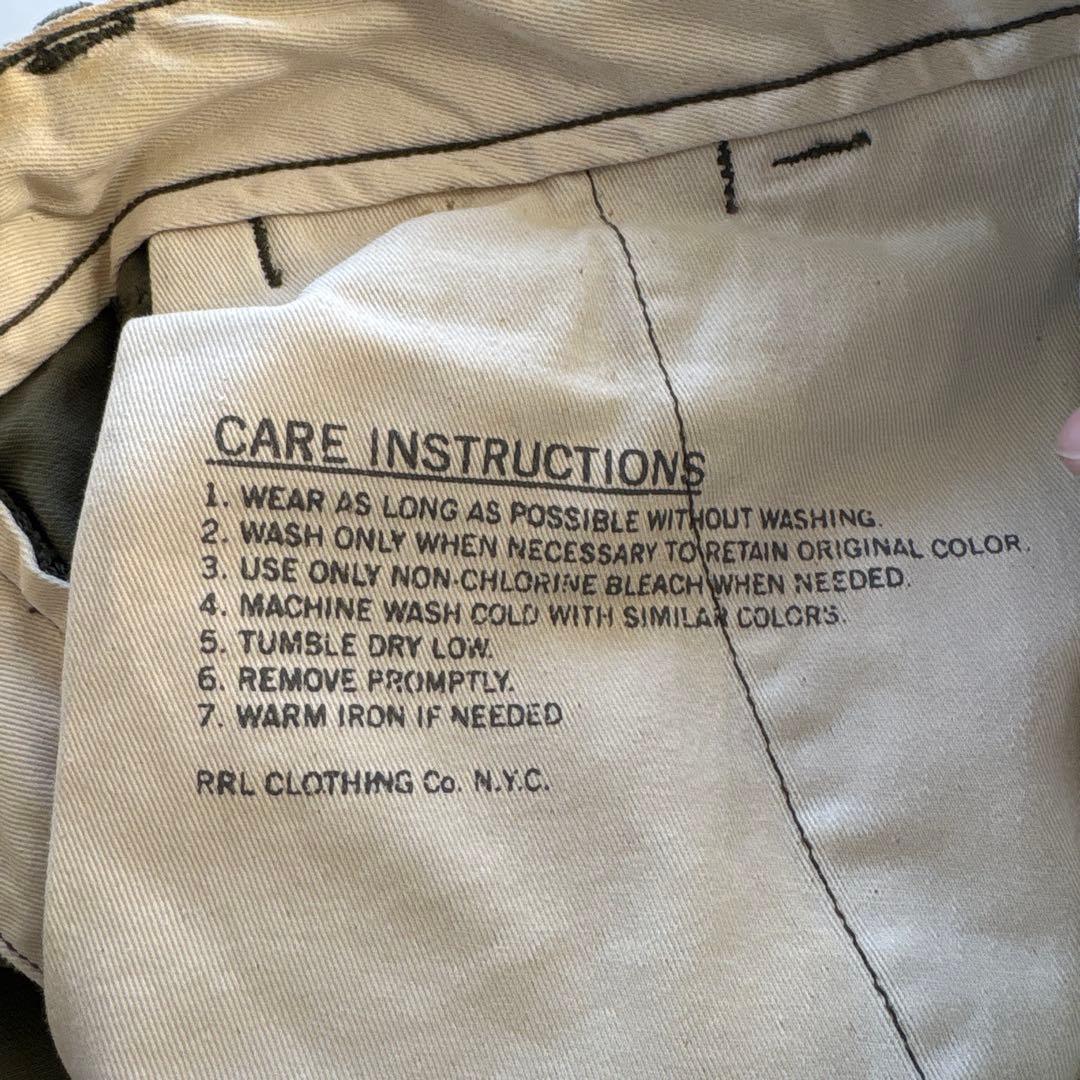 オールド　RRL オフィサーチノ　ミリタリーチノ