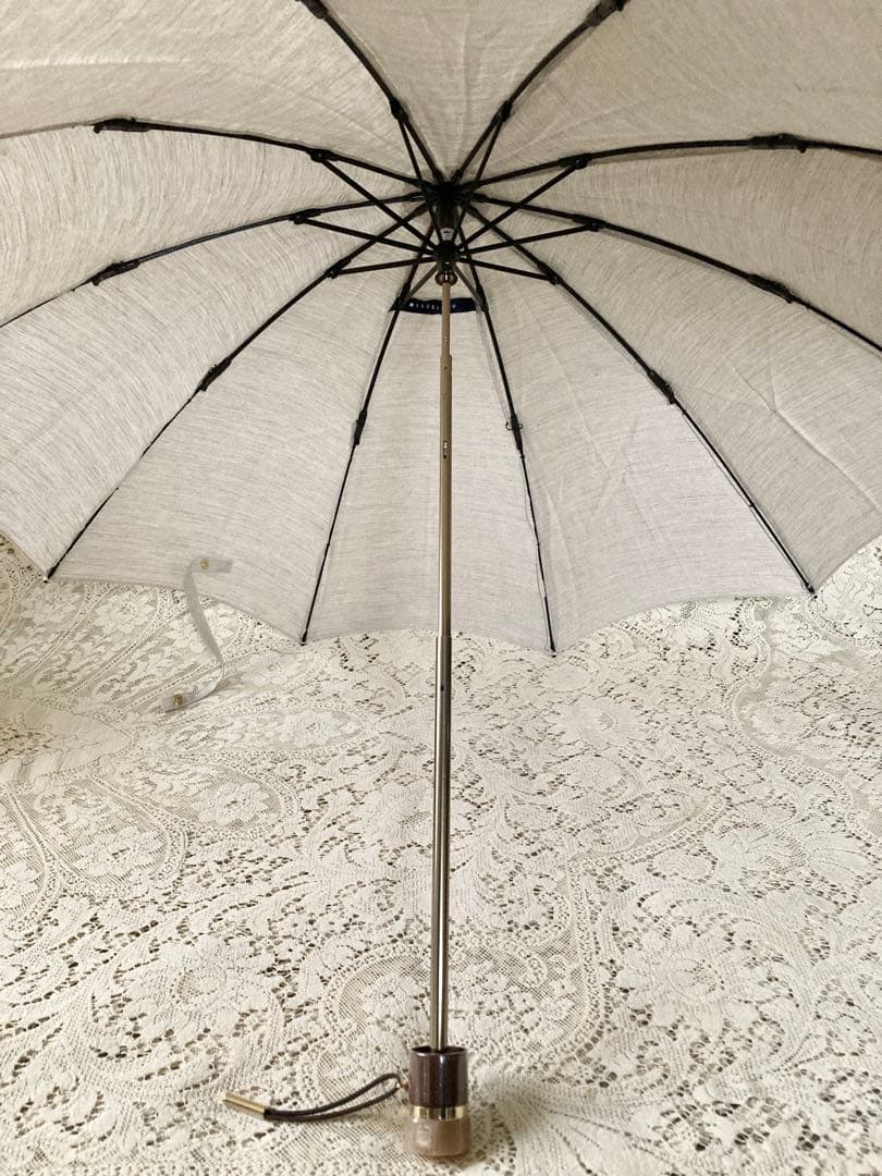 最終価格　新品　TUKISOU月装ツキソウ　高級麻100%UV加工日傘　和装にも