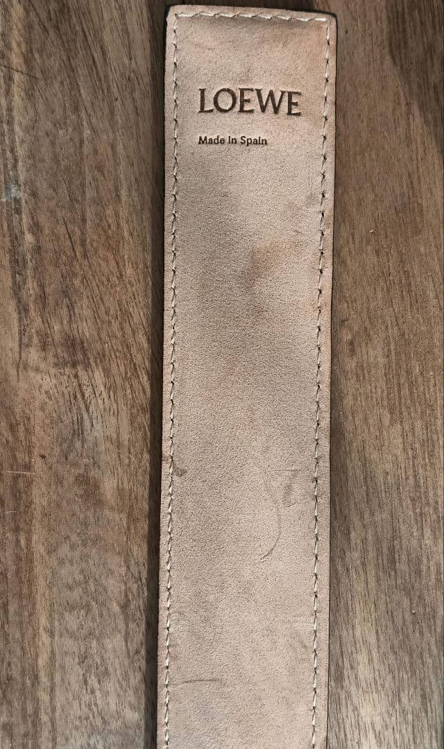 LOEWE ロエベ スラップブレスレット スモール（カーフ）　タン