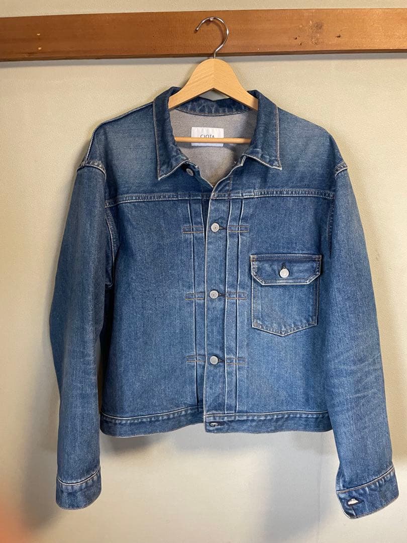 CIOTA スビンコットン　デニムジャケット　42