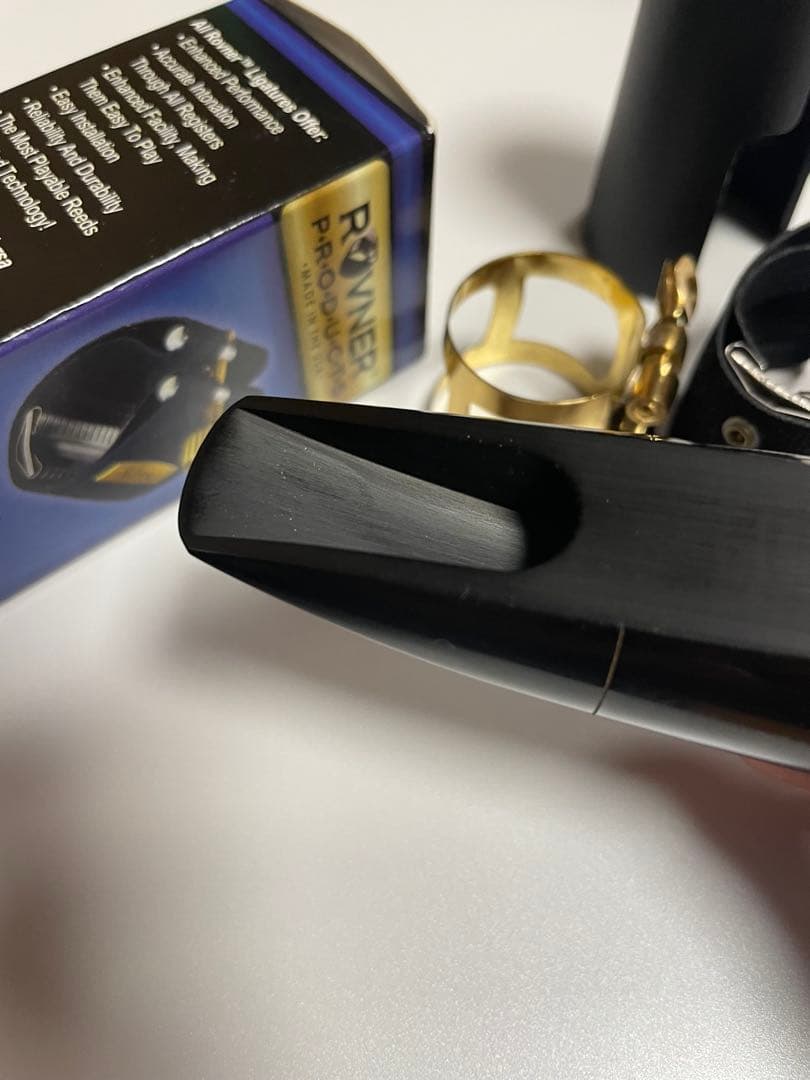 YAMAHAアルトサックスマウスピース4C custom ロブナーリガチャー付き