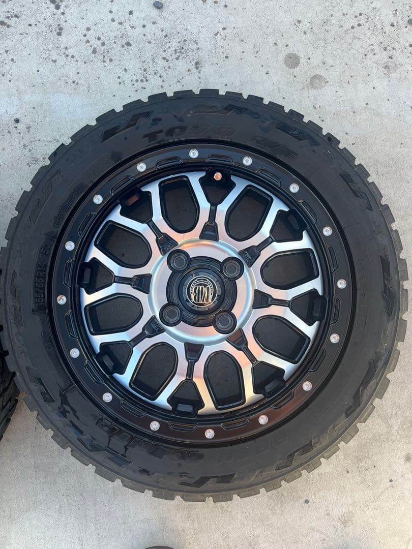 マッドバーン4.5j＋45 オープンカントリー155/65r14 2本セット①