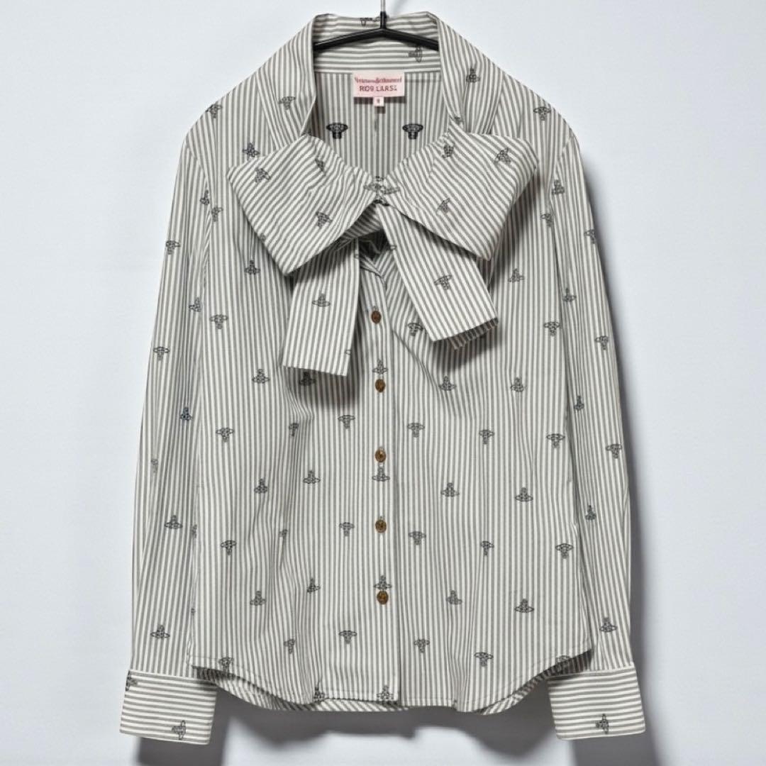 Vivienne Westwood リボン ボウタイ オーブ　ストライプ