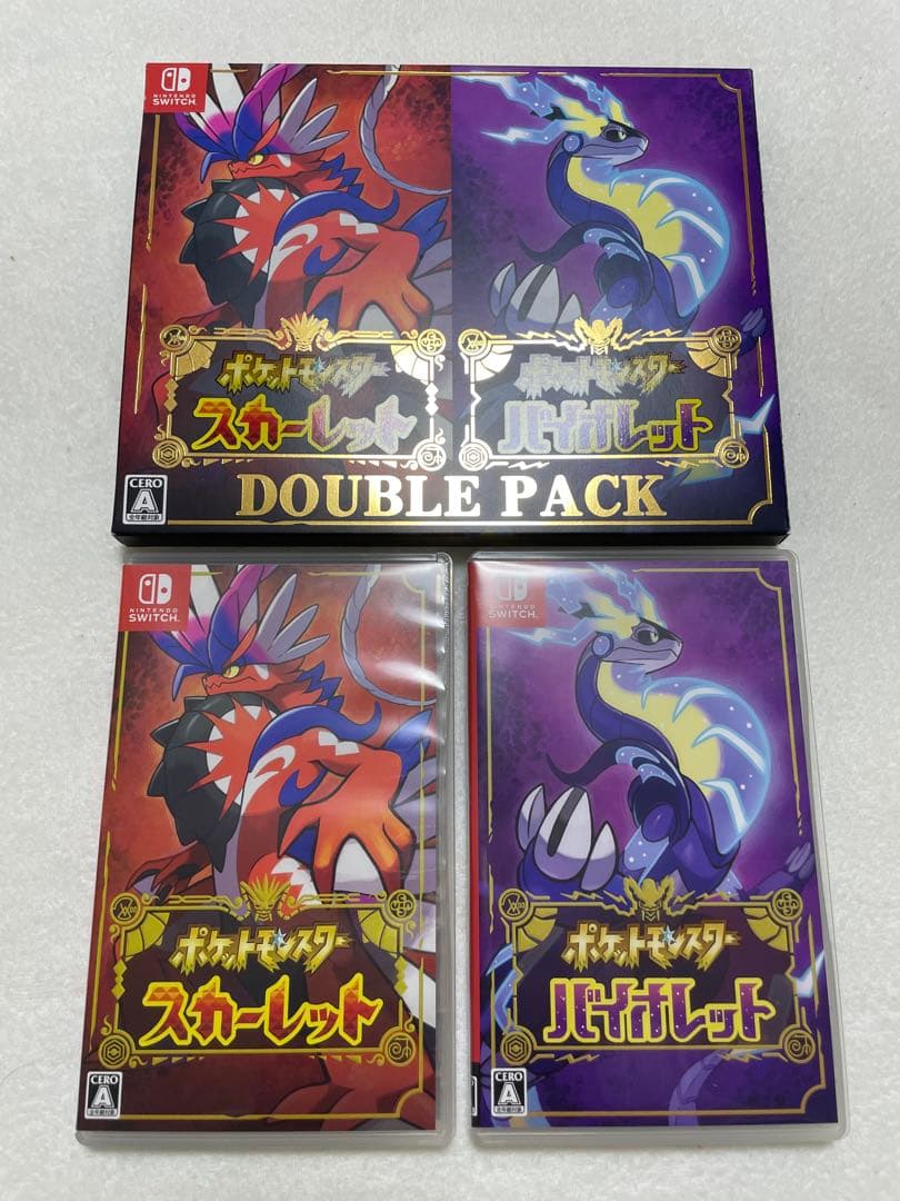 Switch ポケモン スカーレット・バイオレット ダブルパック