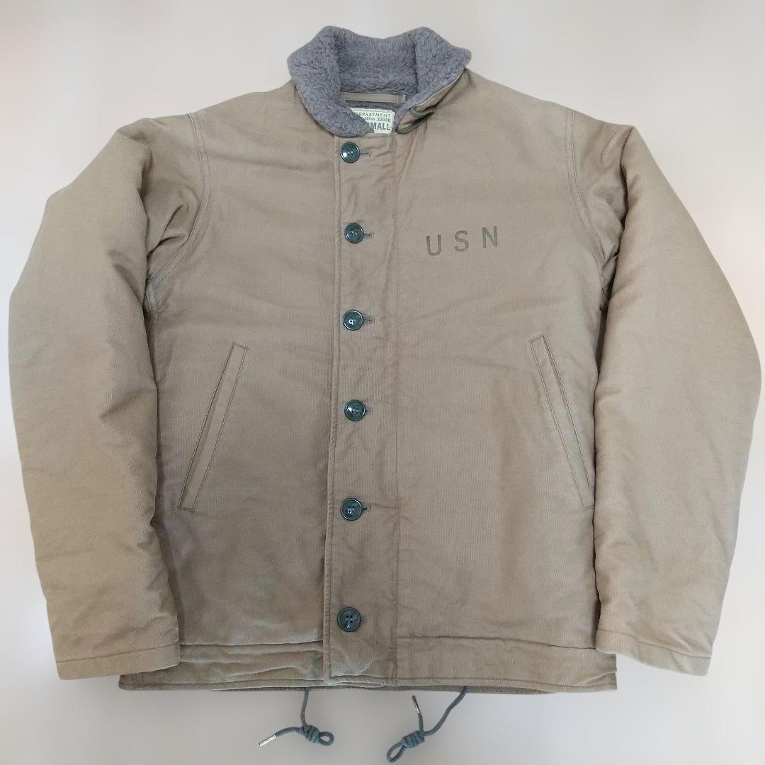 け*じ様 廃番、極美品！バズリクソンズN-1デッキジャケット XSサイズ