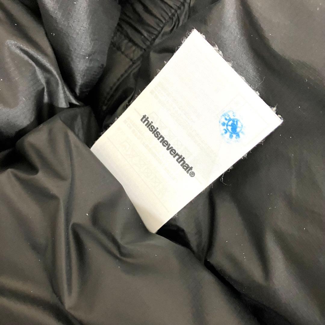 【美品】thisisneverthat ダウンベスト　ダウン　ネバザ　黒