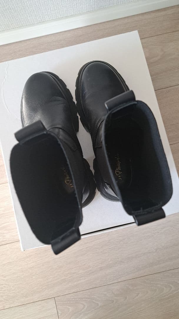 フィリップリム　ブラック サイドゴアブーツ 厚底　ブーツ　サイズ37