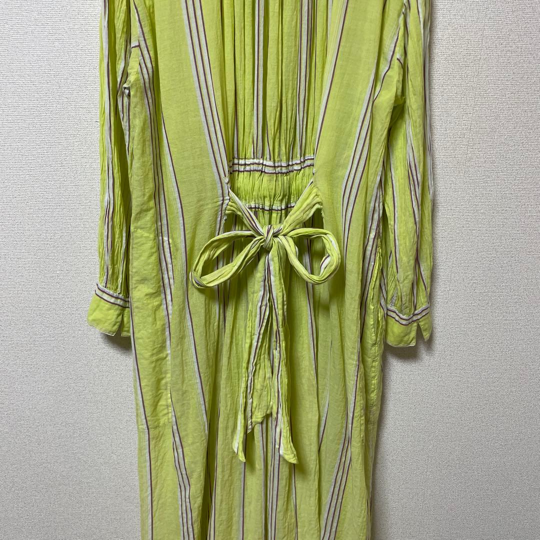 コラボ✨ヌキテパ　ne Quittez pasシャツワンピース　ストライプ