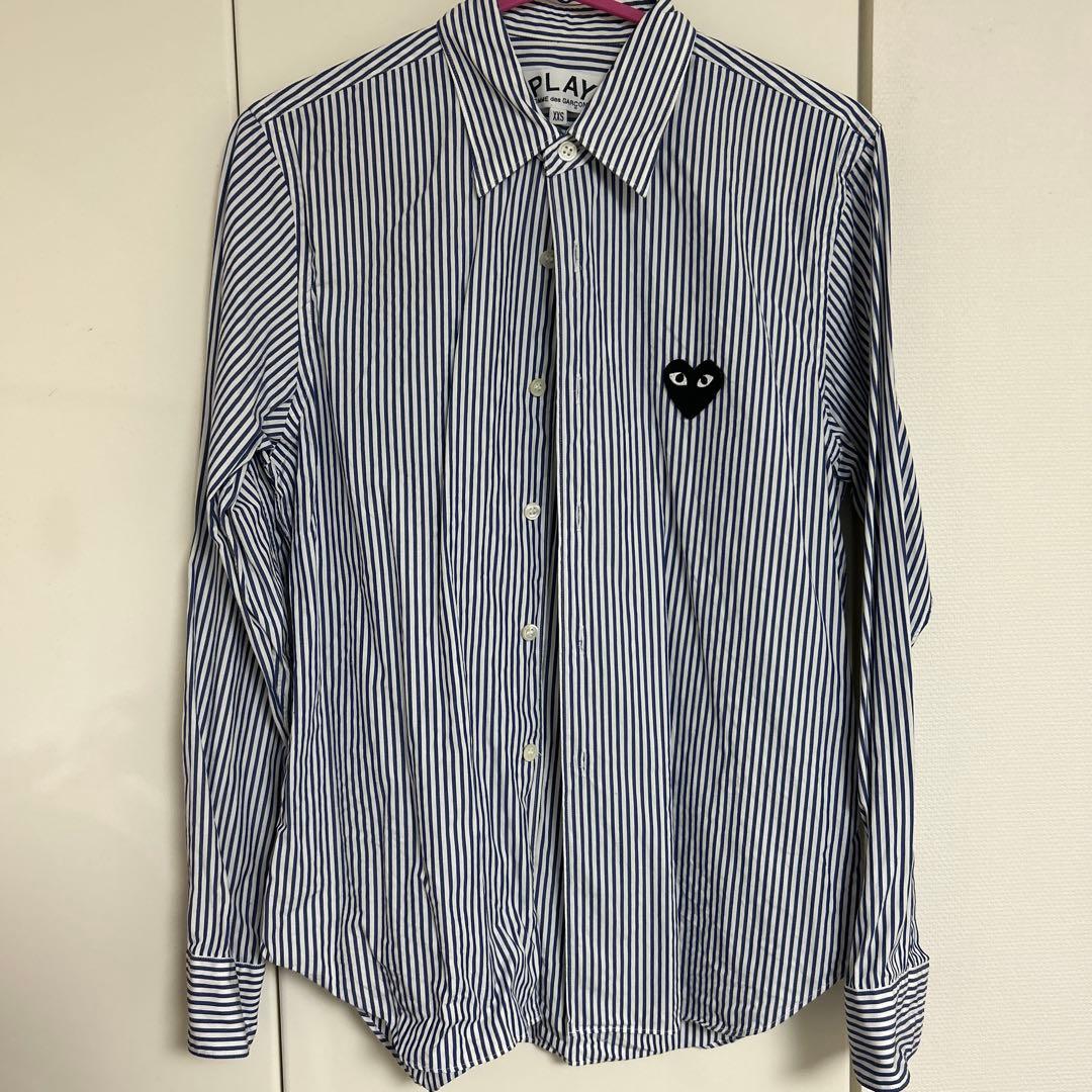COMME des GARÇONS PLAY ストライプシャツ XXS