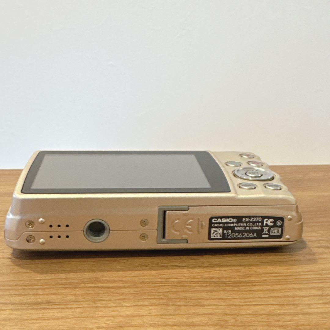 CASIO カシオ EXILIM EX-Z270 ゴールド