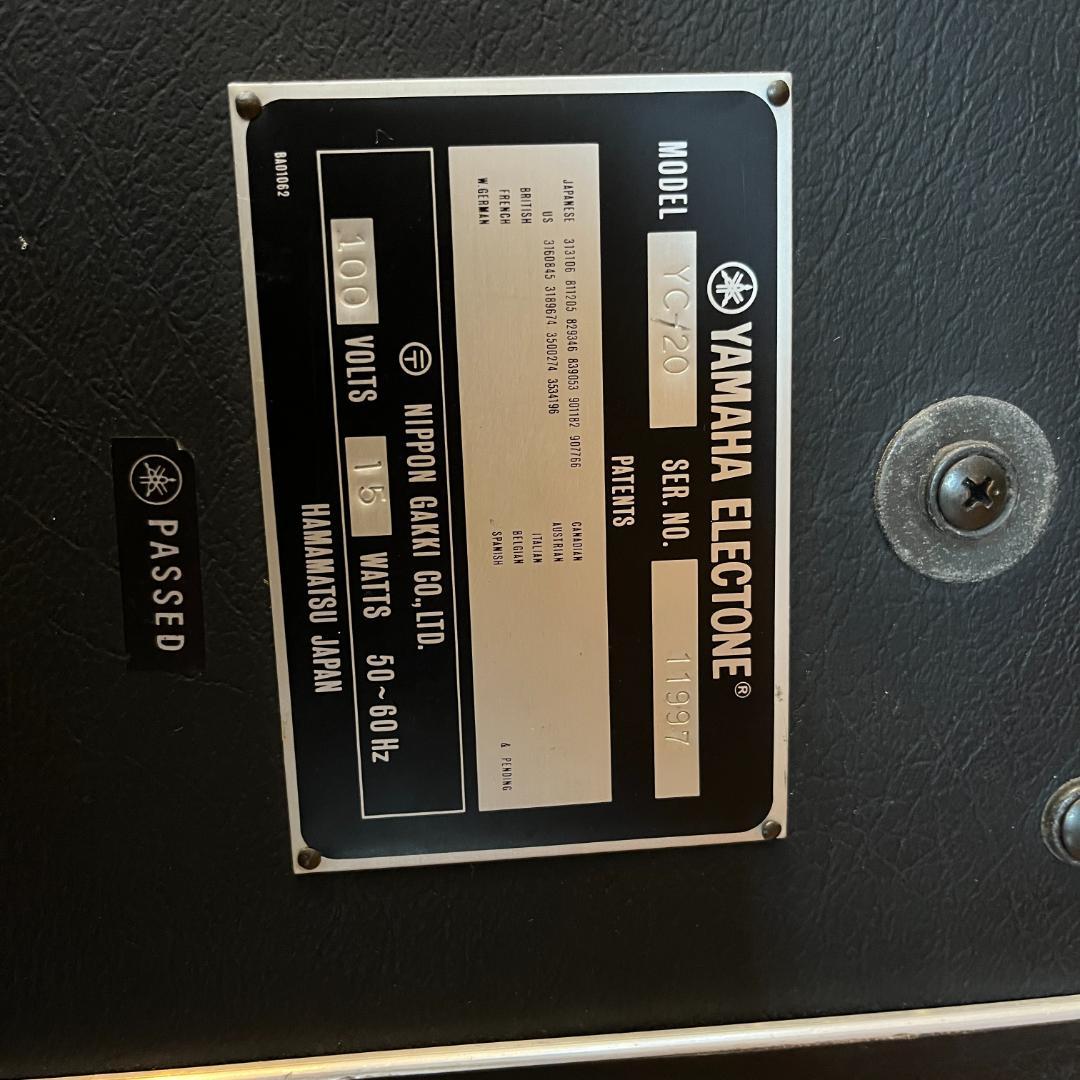 YAMAHA YC-20 ヴィンテージ オルガン 希少 ハードケース付属