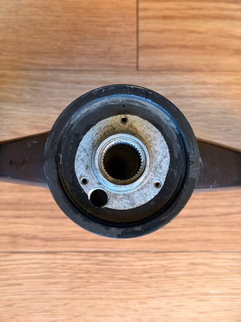 VW純正 2スポーク ステアリングホイール ブラック ビートル／68〜71年