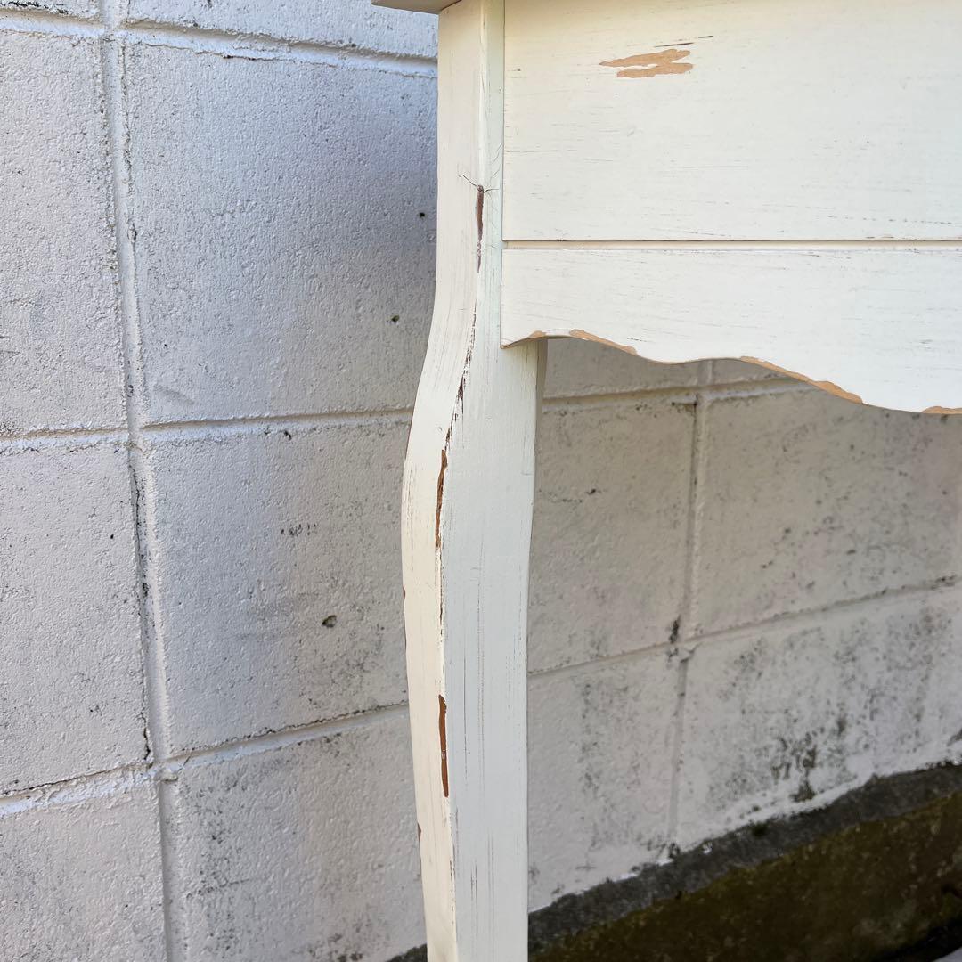 アンティークデザイン◾️木製コンソールテーブル 飾り台 ディスプレイ台 木製棚