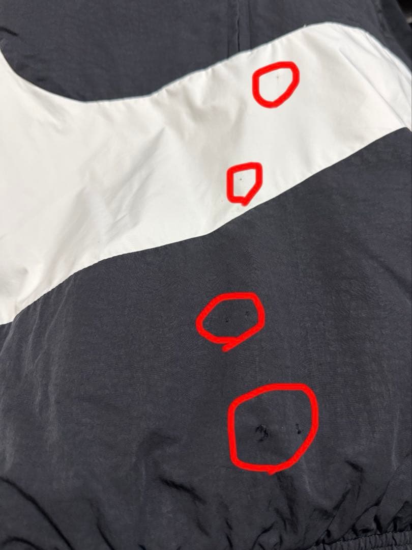 Nike セットアップ ナイロンジャケット ナイロンパンツS ブラック/ホワイト