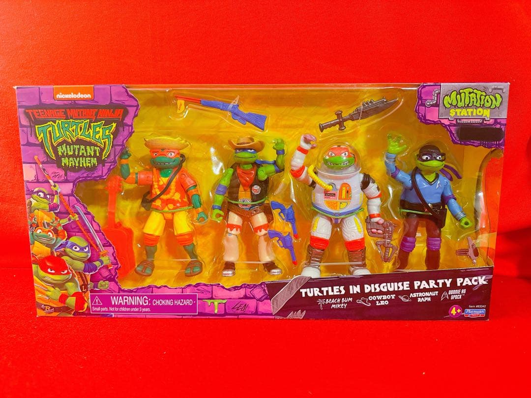 タートルズ ミュータントパニック パーティー 仮装版 フィギュア セット