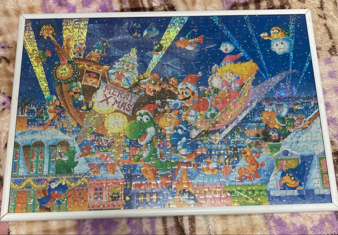 値下げしました　スーパーマリオ　ジグソーパズル　クリスマス