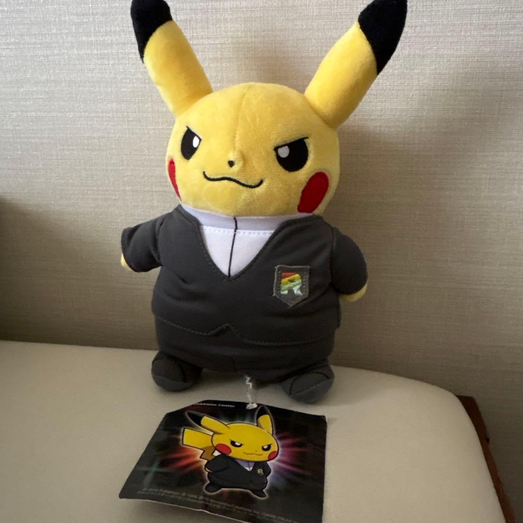 ポケモン　ボスごっこピカチュウ R RR ぬいぐるみ　サカキ