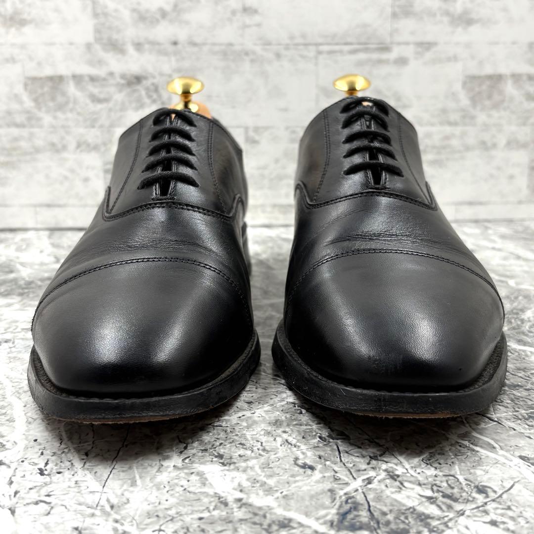 サンダース オックスフォードシューズ UK8 革靴 ブラック レザー 廃盤モデル