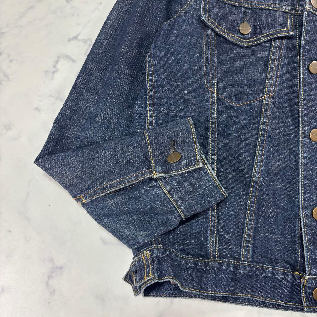 カーハート デニムジャケット インディゴ Ｇジャン 3rd 革パッチ