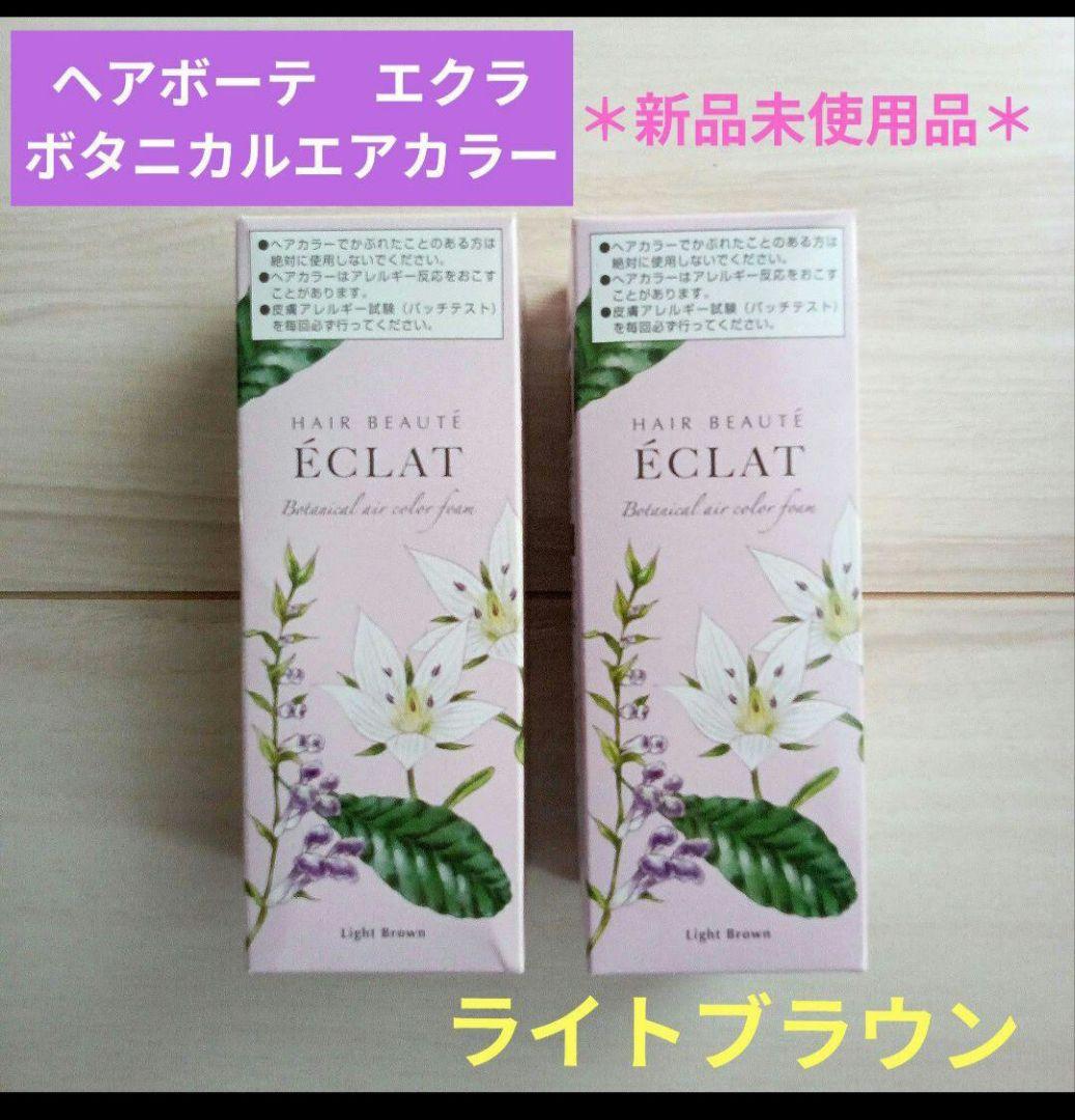 ÉCLAT ヘアカラー ライトブラウン 80g×2本 ＊新品、未使用品＊送料無料
