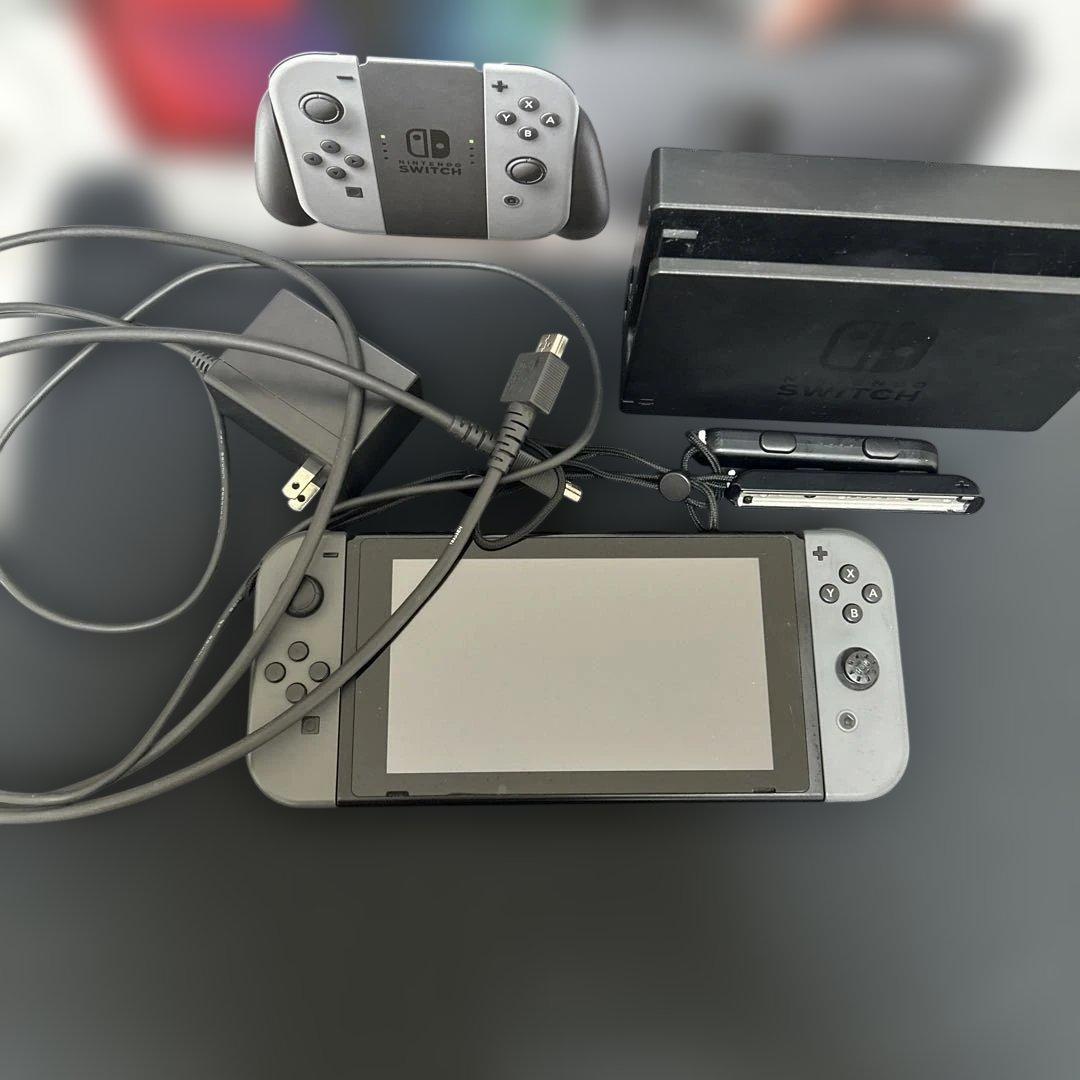 Nintendo Switch 本体 + 付属品 + ケースジャンク品