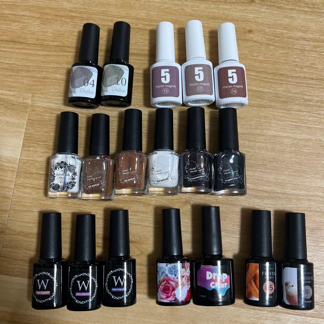 多色ジェルネイルセットまとめ売り124本