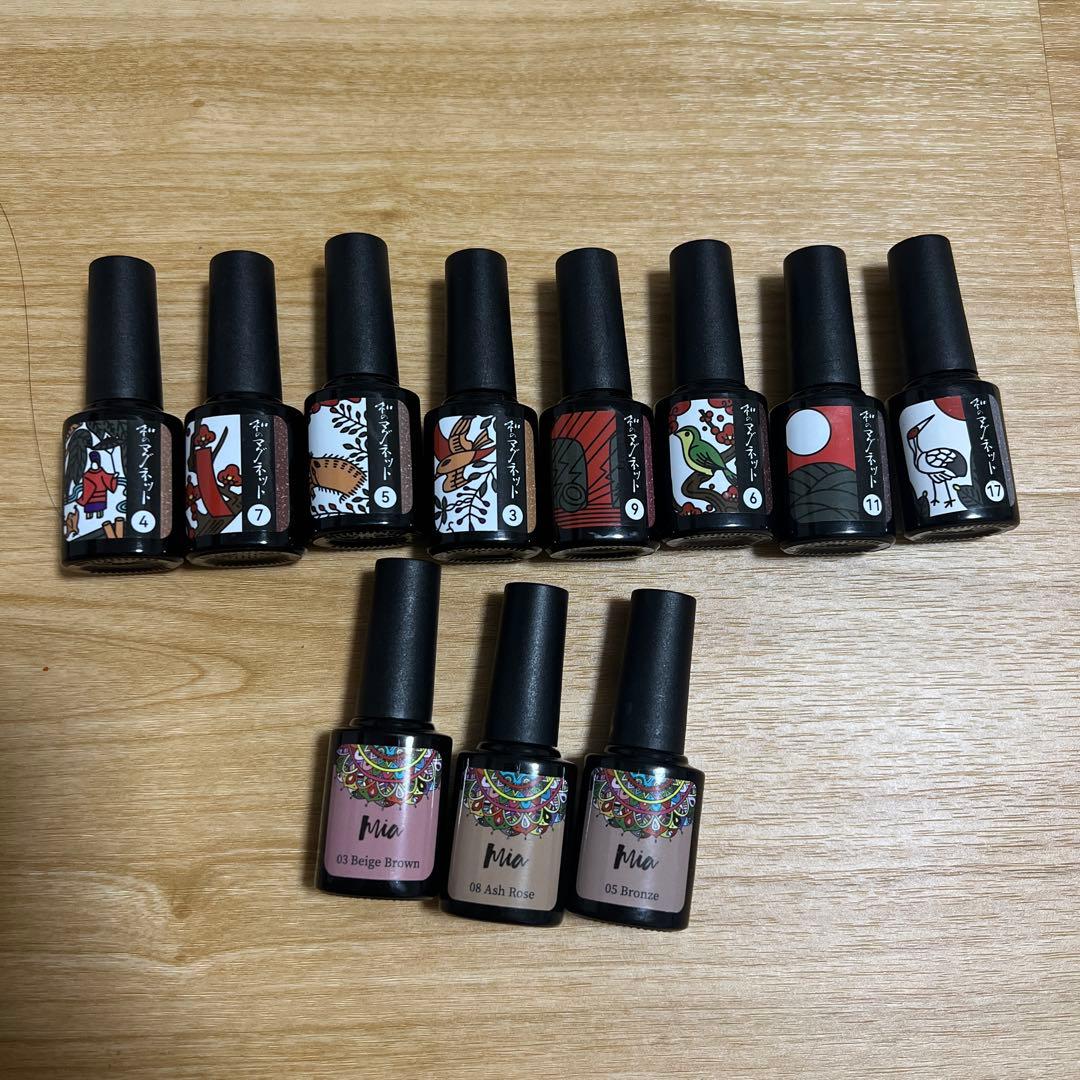 多色ジェルネイルセットまとめ売り124本