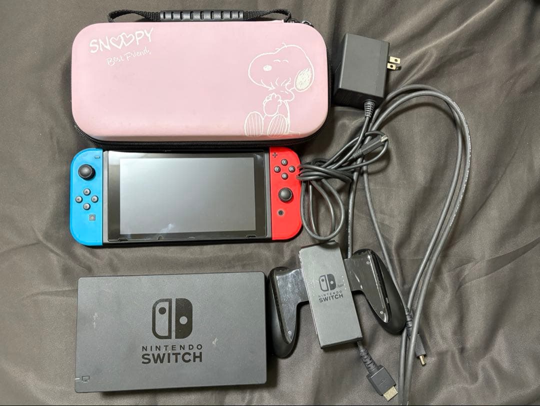 Nintendo Switch 本体 ガラスフィルム付 周辺機器
